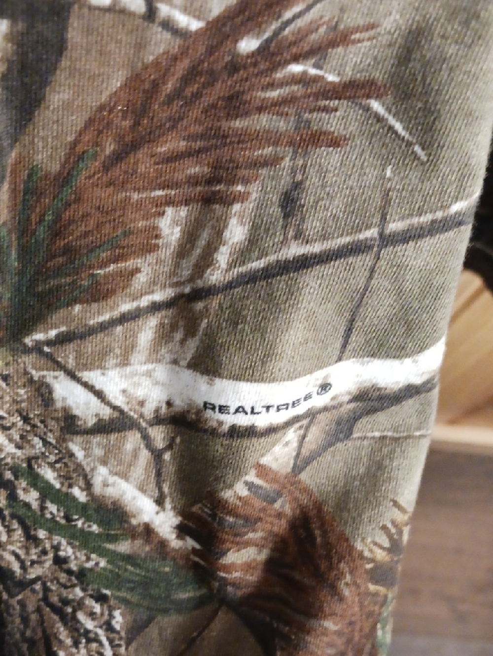 Cabela's RealTree Long Sleeve Tee Shirt with  Hoffman Estates Silk Screen - Picture 5 of 5